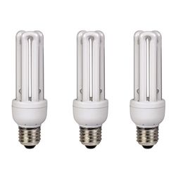 Xavax 00112007 Lampadina a risparmio energetico, 20 W, 3U, E27, set da 3