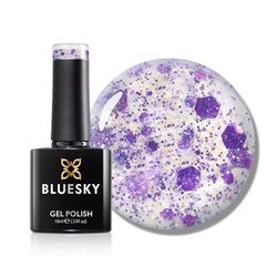 Bluesky Gel Nail Polish 10ml, Violet Sky - SPZ04, Purple Gel Nail Polish for 21 Day Manicure, Professional, Salon & Home Use, Requires Curing Under LED UV Nail Lamp