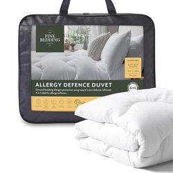 The Fine Bedding Company - Allergy Defence Duvet - 10.5 Tog - Made From Recycled Materials - Anti-Allergy & Hypoallergenic - Single