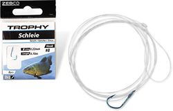 Zebco Hameçons de pêche Trophy de qualité supérieure - avec Bas de Ligne pré-noué - Bleu - 6