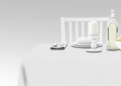 Doge Milano Nappe avec impression numérique, 100% Made in Italy Nappe antidérapante pour salle à manger, lavable et antitache, Modèle Keyword - Rodolfo, cm 140x180