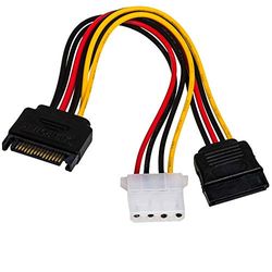 AKYGA AK-CA-32 SATA Mannelijk naar Molex female/SATA bus adapter kabel 15cm