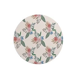Questo Casa, Tapis de Souris Rond imprimé numérique avec Fond antidérapant pour Bureau et Maison Diamètre 22 cm
