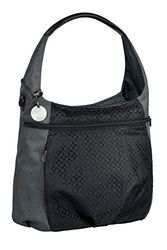 LÄSSIG Baby Wickelväska babyväska stylisk väska inklusive tillbehör till Wickel/Casual Hobo Bag Black