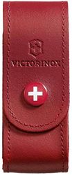 Victorinox Belt Pouch Leather, acessórios, capa para navalha multiusos Suíça, bolsa de faca, couro, vermelho