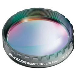 Celestron 94123 Filtro UHC/LPR da 1,25’’ con rivestimenti dielettrici multistrato Ottimizza le caratteristiche spettrali e ottiche per una migliore visione celeste, nero