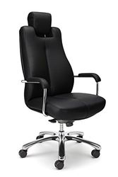 NOWY STYL Sonata XXL, Cuir synthétique, Noir, 72.5 x 72.5 x 135 cm