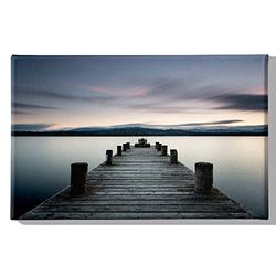 Homemania Wandbord voor woonkamer, slaapkamer, meerkleurig, 45 x 3 x 70 cm, HM20KNV45 x 70-185, polyester, hout