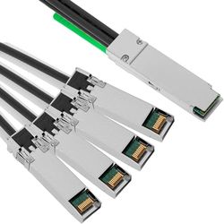 BeMatik - QSFP + SFF-8436 tot 4 SFP + SFF-8431 40 Gigabit 2m kabel