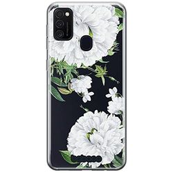 ERT GROUP mobiel telefoonhoesje voor Samsung M21 / M30S origineel en officieel erkend Babaco patroon Flowers 047 optimaal aangepast aan de vorm van de mobiele telefoon, gedeeltelijk bedrukt