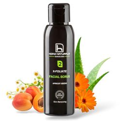Homo Naturals Esfoliação facial para homem - gel peeling facial - Esfoliação natural - Ajuda a regenerar a sua pele - 100 ml