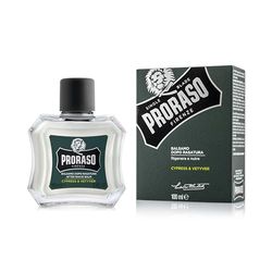Proraso Balsamo Barba Dopo Rasatura Cypress & Vetyver, 100ml, Balsamo dopobarba uomo profumato per maggiore morbidezza e pettinabilità, Made in Italy