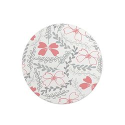Questo Casa, Round Digital Printed Mouse Pad, Non-Slip Base, for Office and Home, Diameter:22cm