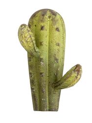 AlexandreHouse Cactus Wall Coat House in Green Metal - 2 Plates