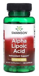 Swanson - ALPHA LIPOIC ACID 100 mg | Ácido Alfa Lipoico | Protección antioxidante para la salud celular - 100mg - 120 cápsulas