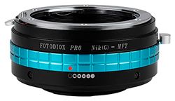 Fotodiox Pro Adattatore per Obiettivo Compatibile con Obiettivi Nikon G su Fotocamere con Attacco Micro Four Thirds (MFT)