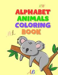 Alphabet animals coloring book