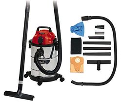 Einhell Aspiratore di solidi e liquidi TC-VC 1820 SA (20 litri, tubo in plastica a 3 elementi, tubo flessibile di aspirazione da 150 cm, sacco di raccolta del materiale aspirato, filtro in espanso)