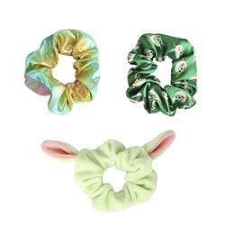 Disney Star Wars Il Mandaloriano Il Bambino Verde 3pc Scrunchie Capelli Set VE700268L