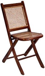 Better & Best Klappstuhl mit braunem Gitter, Maße 37,5 x 53 x 78 cm, Material: Holz, Einheitsgröße
