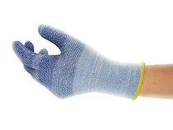 Ansell Hyflex 74-718 Guanti di sicurezza da lavoro, Protezione meccanica, taglia 9 (L), Blu (12 Paia)