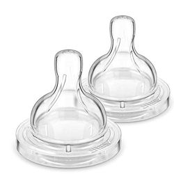 Philips Avent SCF631/27-2 Tettarelle Classic+ Prime Poppate (1 foro), 0m+