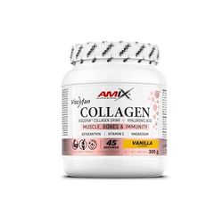 Amix™ Bovino Viscofan® - Colágeno Bovino con Ácido Hialurónico, Astaxantina, Magnesio y Vitamina C - Complemento alimenticio - Polvo - 300 g - Sabor: Vainilla
