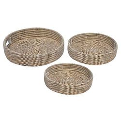DKD Home Decor Jeu de Plateaux, Bois, Estándar