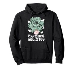 Cute Ghost Plant Kawaii Aesthetic Cottagecore Pullover Hoodie