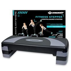 Schildkröt Fitness Stepper, Step Aerobico Regolabile in Altezza in 3 Posizioni, Superficie Antiscivolo e Piedini in Gomma, Capacità di Carico Max. Fino a 150 kg