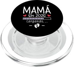 Futura Mamá Primeriza - Anuncio Embarazo Familia 2026 PopSockets PopGrip para MagSafe