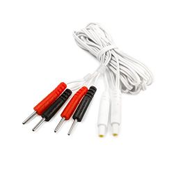 TensCare L CPT 2 kabel voor Perfect Tens, Perfect EMS en Perfect PFE, wit/roze