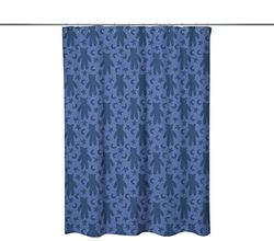Bonamaison, Rideau de Douche Imprimé Numériquement, Anneaux de Rideau de Douche Inclus, 1 Pièce, 140X200 Cm - Conçu et fabriqué en Turquie