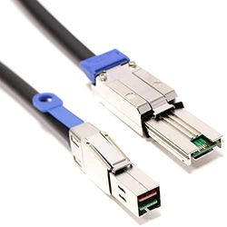 BeMatik - MiniSAS-HD SFF8644 naar MiniSAS SFF8088 2m kabel