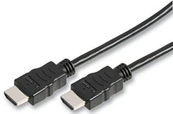 Pro Signal PSG03546 High-Speed 4K UHD HDMI Lead with Ethernet, Male to Male, 3m, Black – HDMI 1.4, Gold-Plated Contacts
