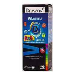 DRASANVI VITAMINA D3 400UI KIDS - Comprimidos masticables - SIN GLUTEN - 60 comprimidos