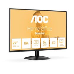 AOC 27B31H - Moniteur Full HD 27 Pouces, 120 Hz, synchronisation d'image adaptative (1920x1080, 1x D-Sub, 1x HDMI 1.4) Noir