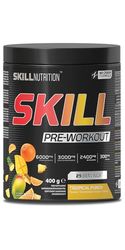 Skill Nutrition Pre-Workout Tropical Punch - No-Crash Formula with Extended-Release Caffeine | Xtenergy®, TheaGreen™, Vitacholine®, Astragin® | Vegan, Halal | B-Vitamins, Citrulline, Beta-Alanine