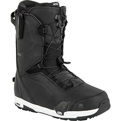 Nitro Męskie deski snowboardowe Profile TLS 23 All Mountain Freestyle Highend Premium system szybkiego sznurowania Step On Boot Snowboard, Black, MP 27,5 // EU 42 // US 9,5