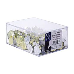 ALCO-Albert 540-37 - Hoekklemmen van aluminium, 1000 stuks, goud gelakt