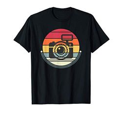 Regalo Fotografo Amante Della Fotografia Fotocamera Retrò Maglietta