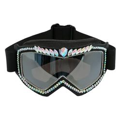Boland 02708 - Galaxy skibril, spiegelende glazen, verkleedaccessoire voor carnaval en themafeesten, feestbril