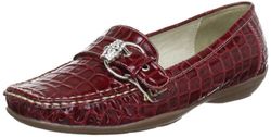 Andrea Conti 873003, Mocasines Mujer, Rojo (Rot (Vino 054), 38