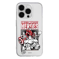 ERT GROUP mobile phone case for Apple Iphone 14 PRO original and officially Licensed Marvel pattern Avengers 005 optimally adapted to the shape of the mobile phone, partially transparent