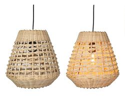 LAMPARA COLGANTE RATTAN NATURAL E27/ 220240V