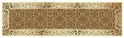 Doge Milano Chemin de cuisine, 100% Made in Italy, Tapis résistant aux taches avec impression numérique, Tapis antidérapant et lavable, Modèle Vintage - Constance, cm 100x52