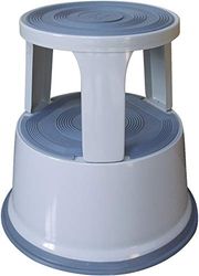 Q-CONNECT KF 04845 Taburete, de metal 1 gris claro