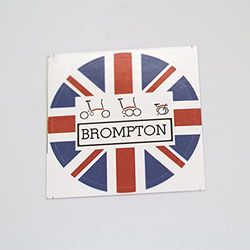 Sticker Folding Bike 5x5cm Gift Decal Union Jack