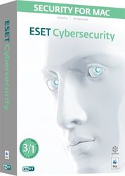 ESET Cybersecurity/Mac/3 user/1 year/Boxed product