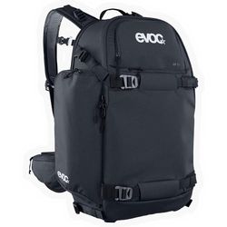 EVOC CP 26 sportrugzak, ideale fototas (verstelbare heupriem, vakken voor kleine spullen, lawine-uitrusting, ademend materiaal, afmetingen: 30 x 52 x 17 cm, inhoud: 26 l), zwart